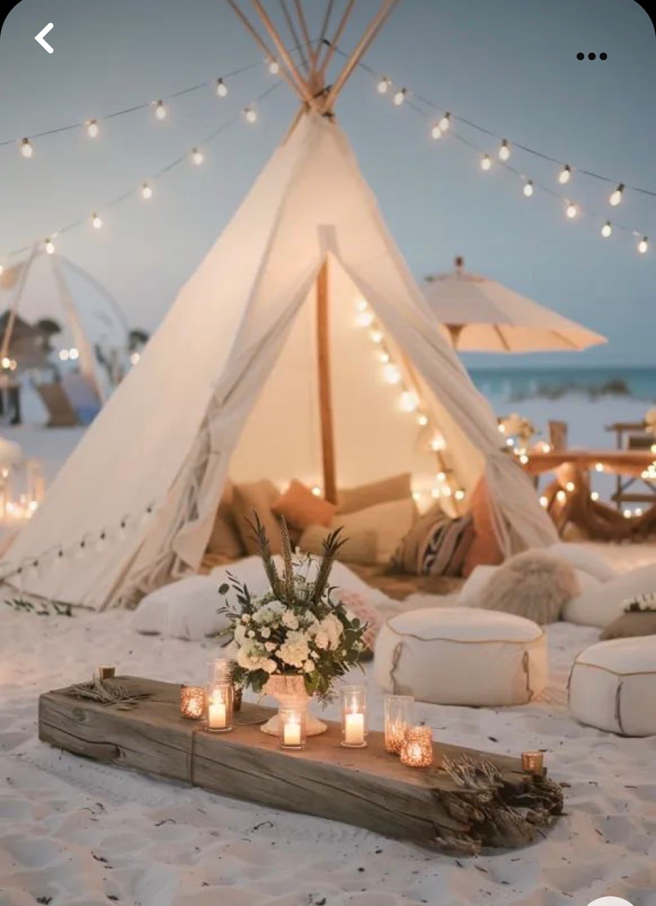 Romantic event styling by Dolce Amore